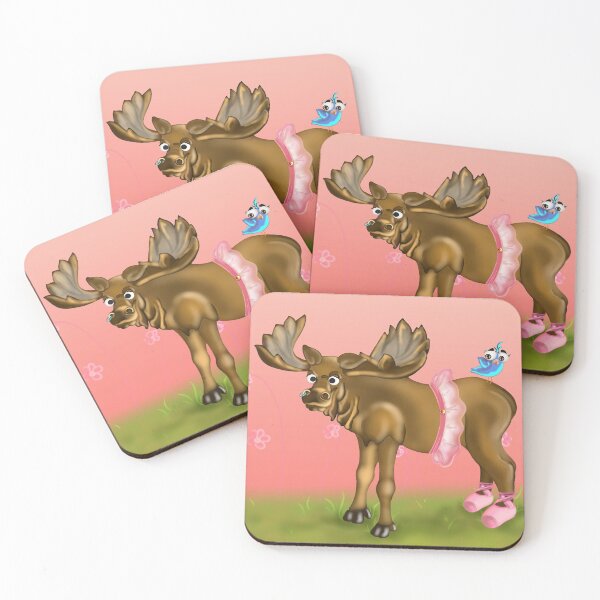 Item preview, Ballerina Moose designed and sold by DinkumDoodles.