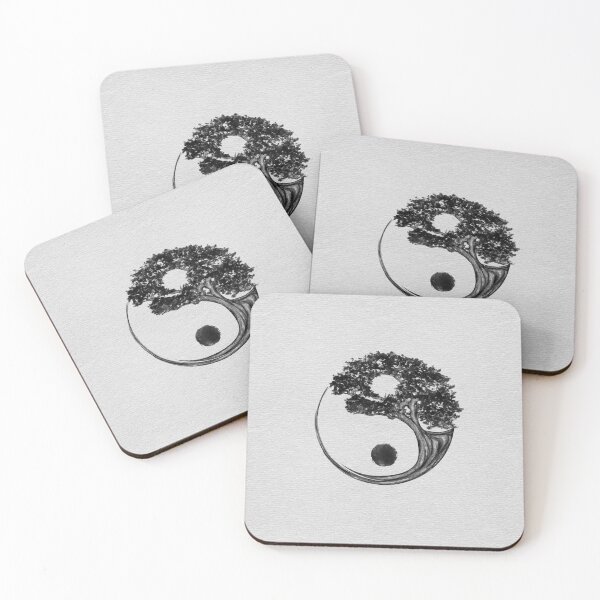 Item preview, Yin Yang Tree Canvas designed and sold by k9printart.