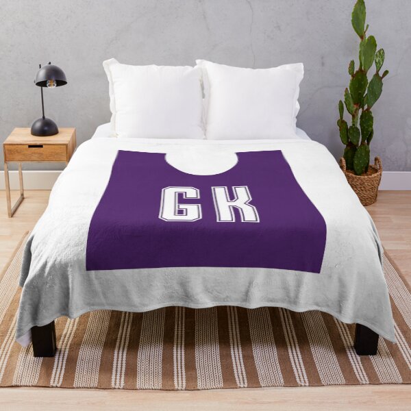Item preview, Purple Netball GK designed and sold by teesaurus.