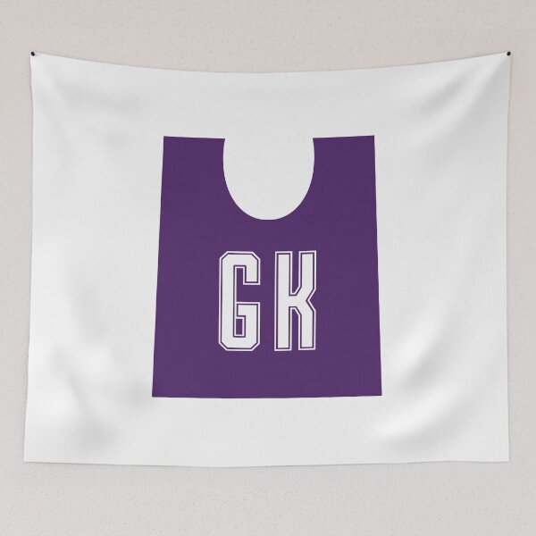 Item preview, Purple Netball GK designed and sold by teesaurus.