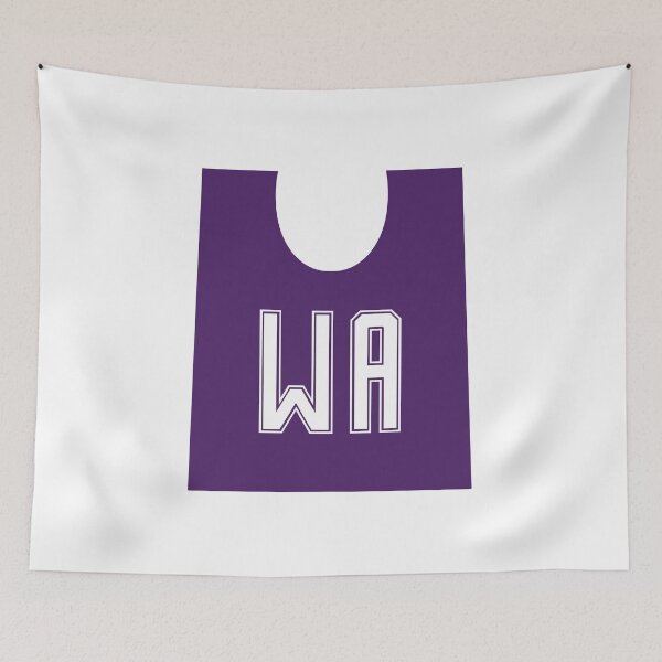 Item preview, Purple Netball WA designed and sold by teesaurus.