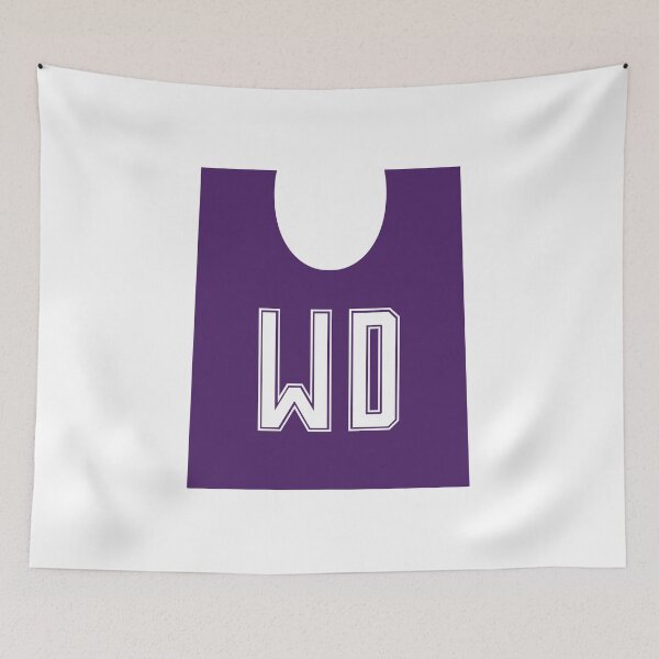 Item preview, Purple Netball WD designed and sold by teesaurus.
