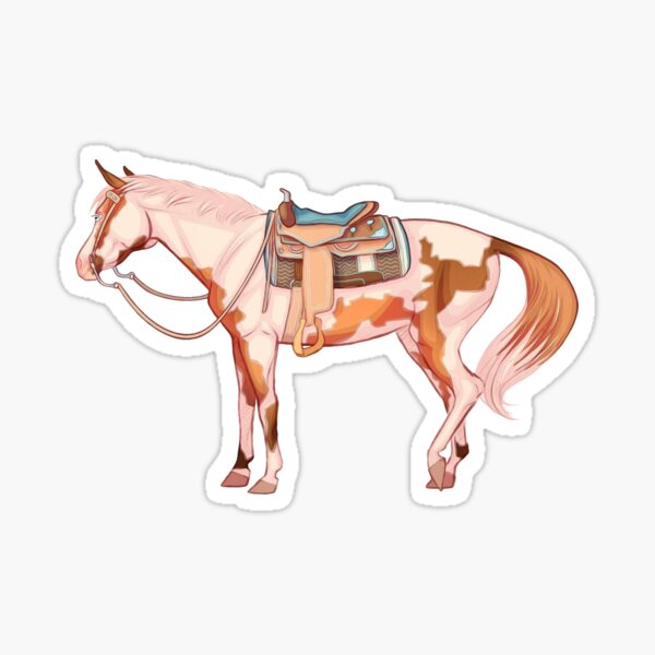 Item preview, Cheval Western Tovero Alezan designed and sold by Kelsey Johnson.