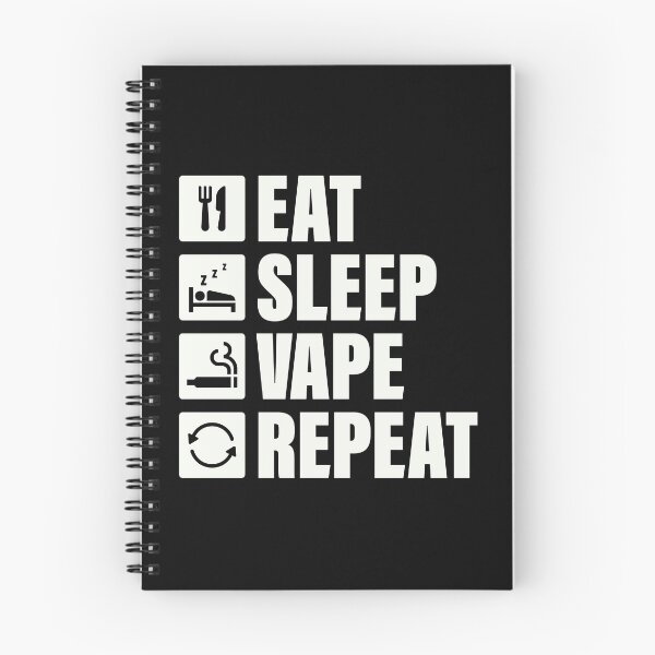 Item preview, Eat Sleep Vape Repeat, Funny Vaping designed and sold by Space Fox.