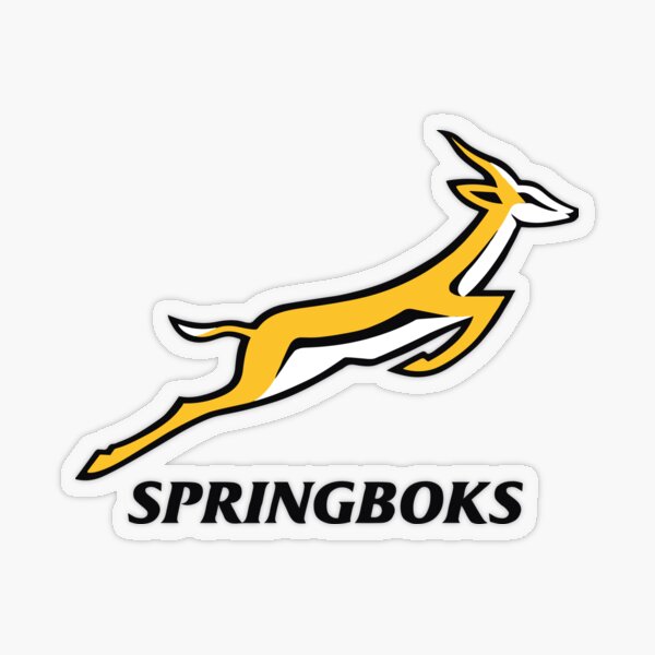 Springboks Rugby - 2019 Springbok Rugby World Cup Champions Transparent Sticker
