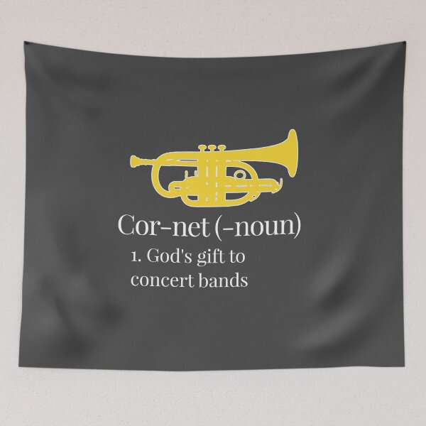 Item preview, Cornet - Definition - God's gift to concert bands - Funny trumpet gift / Funny cornet gift designed and sold by HEJAshirts.