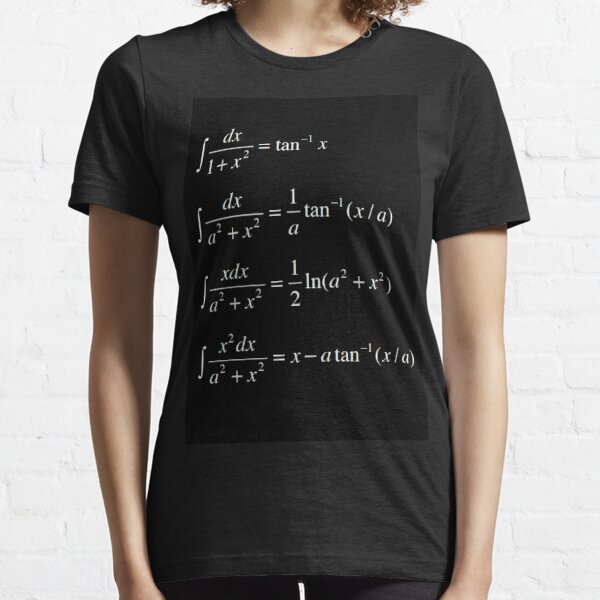 #Integrals #Math #Calculus #Mathematics Integral Function Equation Formula Essential T-Shirt