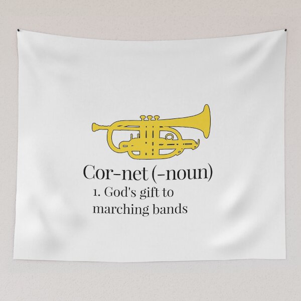 Item preview, Cornet - Definition - God's gift to marching bands - Funny trumpet gift / Funny cornet gift designed and sold by HEJAshirts.