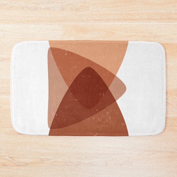 Item preview, Terracotta Abstract 69 - Modern, Contemporary Art - Abstract Organic Shapes - Minimal Triangles designed and sold by Studio Grafiikka.