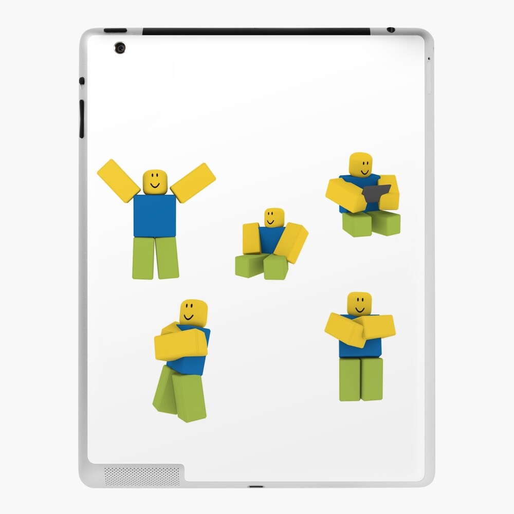 Roblox Noobs Oof Sticker Pack Stickers Ipad Case Skin By Smoothnoob Redbubble - how noobs play this thing roblox ipad edition