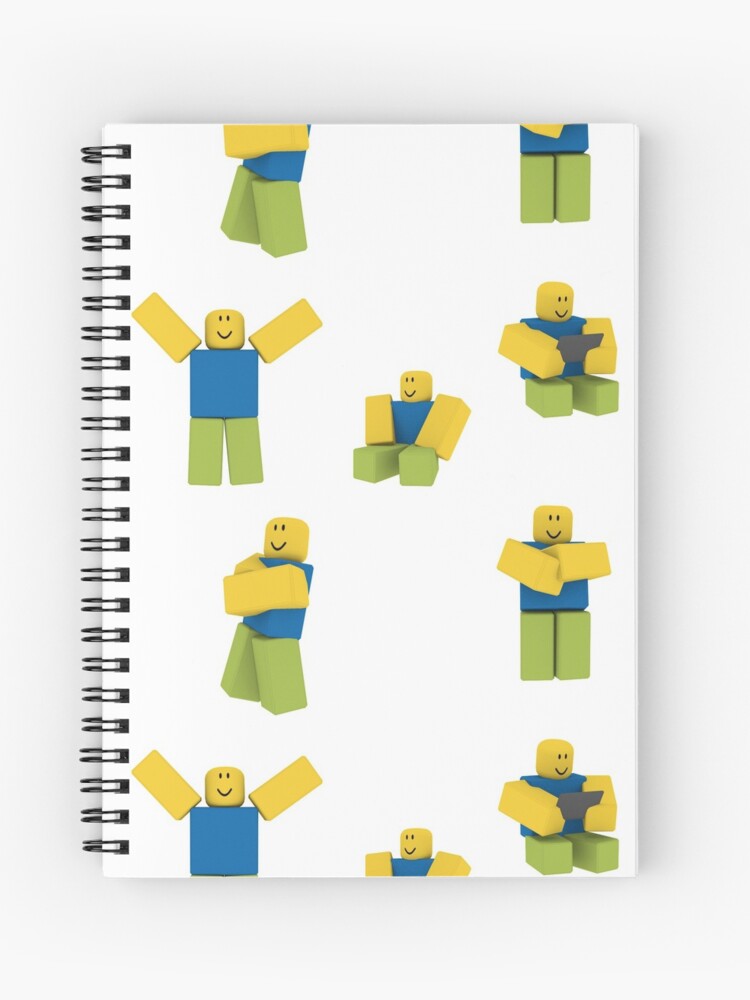 Roblox Noobs Oof Sticker Pack Stickers Spiral Notebook By - roblox oof gaming noob zipper pouch by smoothnoob redbubble
