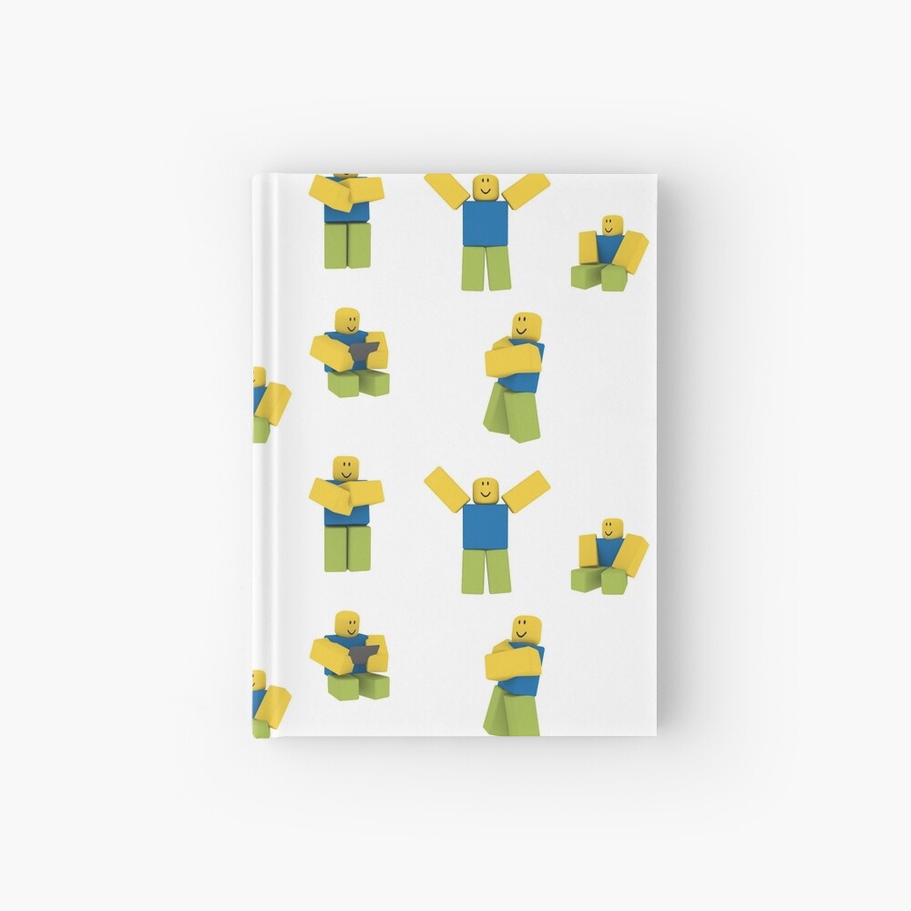 Roblox Noobs Oof Sticker Pack Stickers Hardcover Journal By Smoothnoob Redbubble - you noob sticker roblox