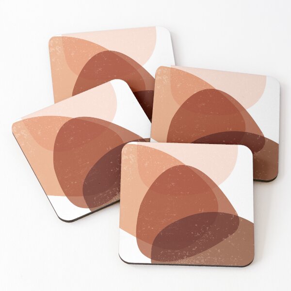 Item preview, Terracotta Abstract 70 - Modern, Contemporary Art - Abstract Organic Shapes - Minimal - Brown designed and sold by Studio Grafiikka.