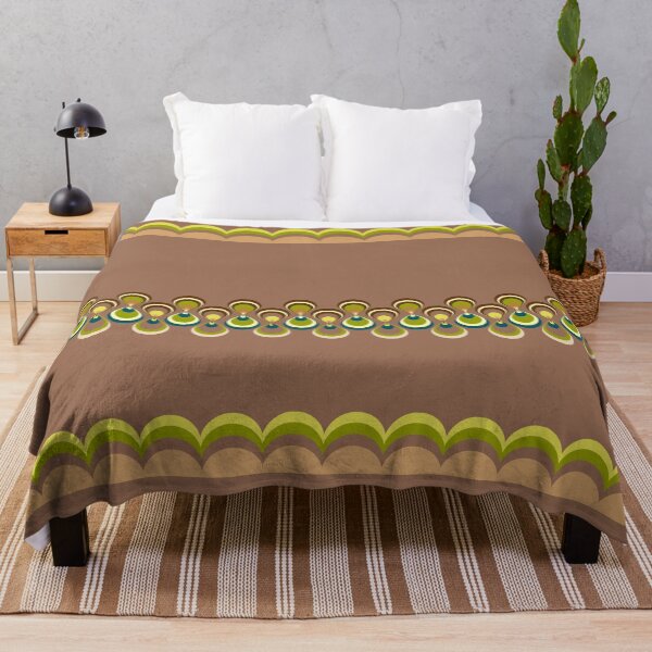 Item preview, Vintage duplo paon on brown 2 designed and sold by Yamy Morrell Art and Design.