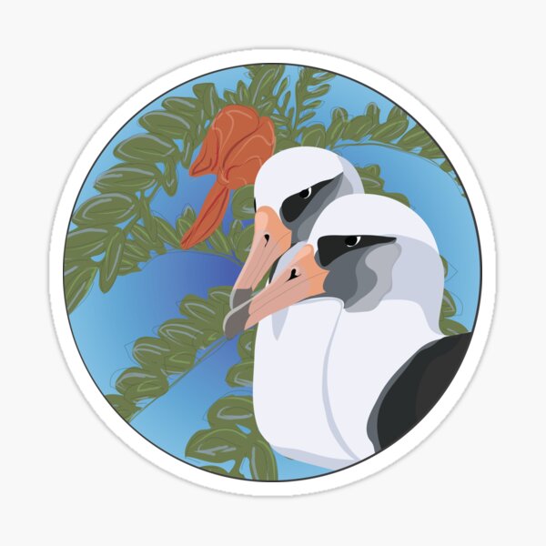 Item preview, Laysan Albatross and Ohai designed and sold by Nimzoid.