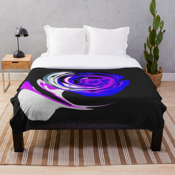 Item preview, One Bright Blue Rose Abstract Art designed and sold by Arrowsmith Design.
