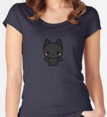 Cute spooky bat Women's Fitted Scoop T-Shirt