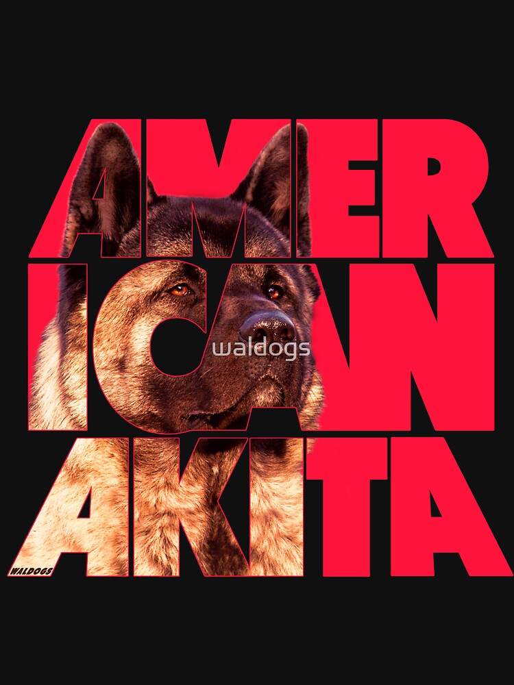 "American Akita" Tshirt for Sale by waldogs Redbubble american t