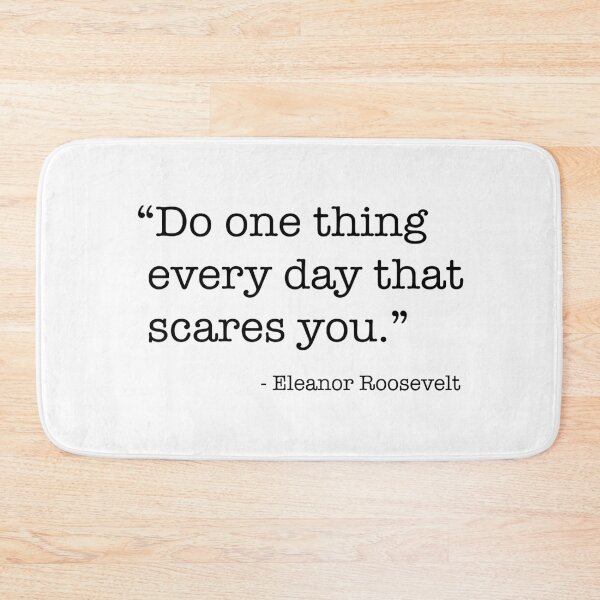 Item preview, Do one thing every day that scares you - Black Text designed and sold by wordsandwords.