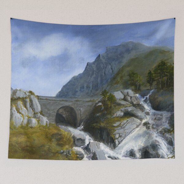 Item preview, Ogwen Falls In Autumn designed and sold by sarymart.