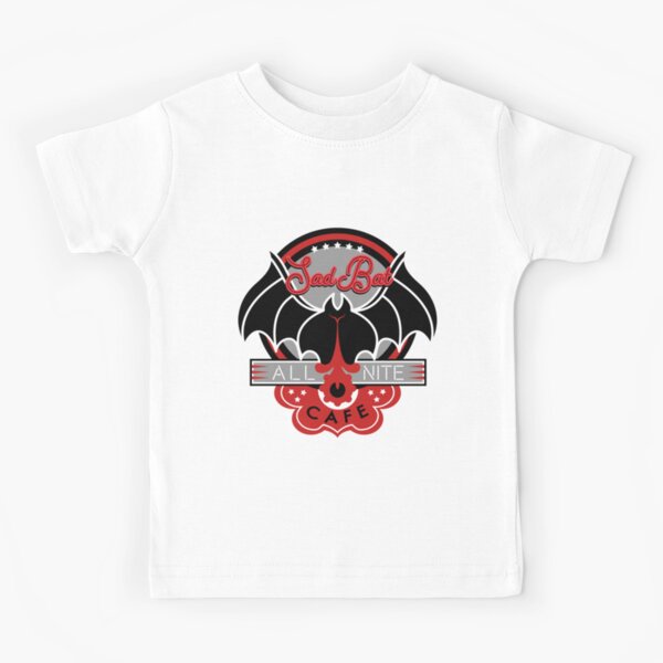 Sad Bat Cafe Kids T-Shirt