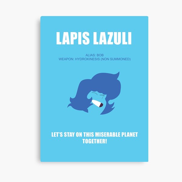 Steven Universe - Lapis Lazuli Canvas Print