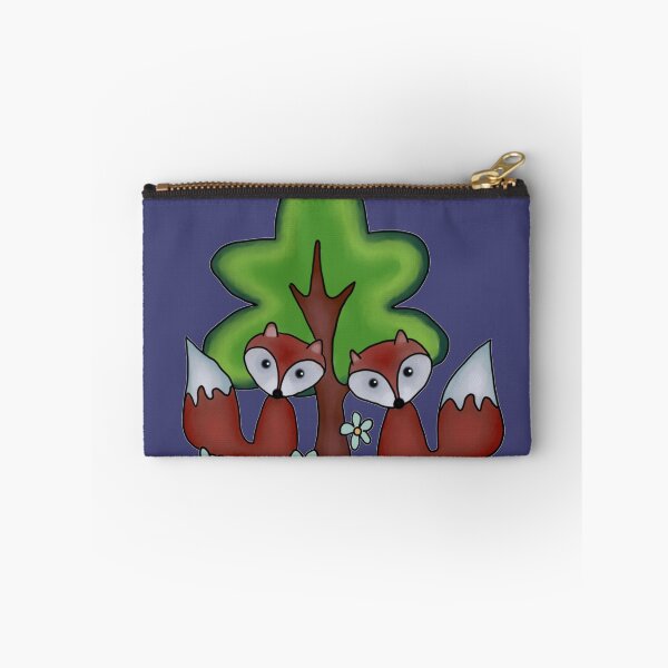 Item preview, Foxes with tree designed and sold by Blumchen.