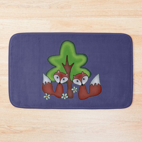 Item preview, Foxes with tree designed and sold by Blumchen.