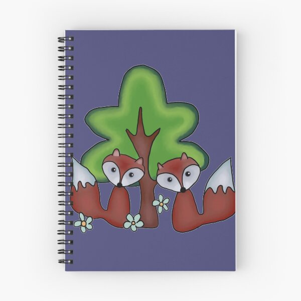 Item preview, Foxes with tree designed and sold by Blumchen.