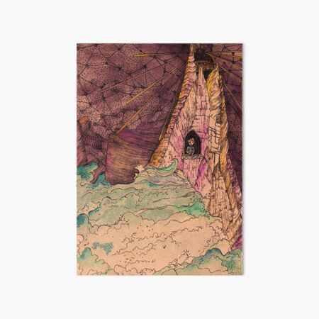 Lost Boy in a Lightouse Art Board Print