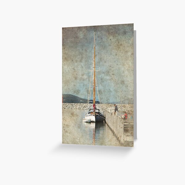 Yacht Greeting Card