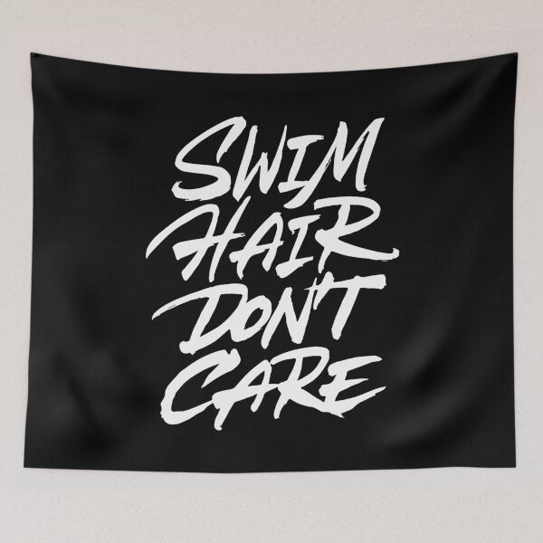 Item preview, Swim Hair Don't Care Funny Swimmer Gift designed and sold by Zagach Letters.