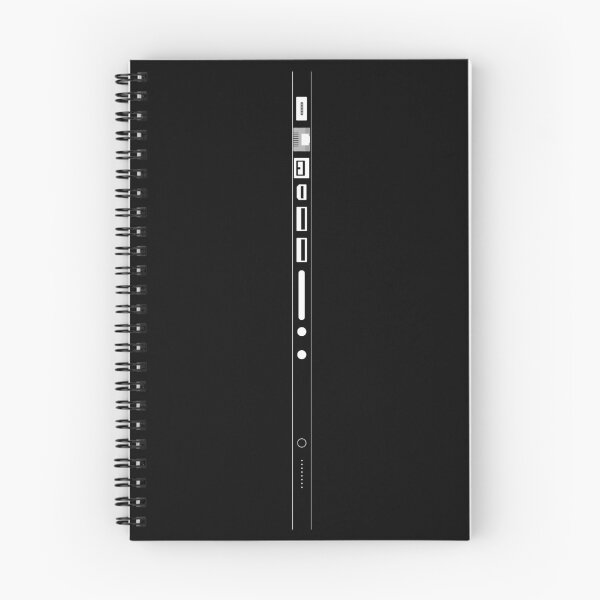 Item preview, Puertos de expansión MacBook (blanco sobre oscuro) designed and sold by -blackstar-.