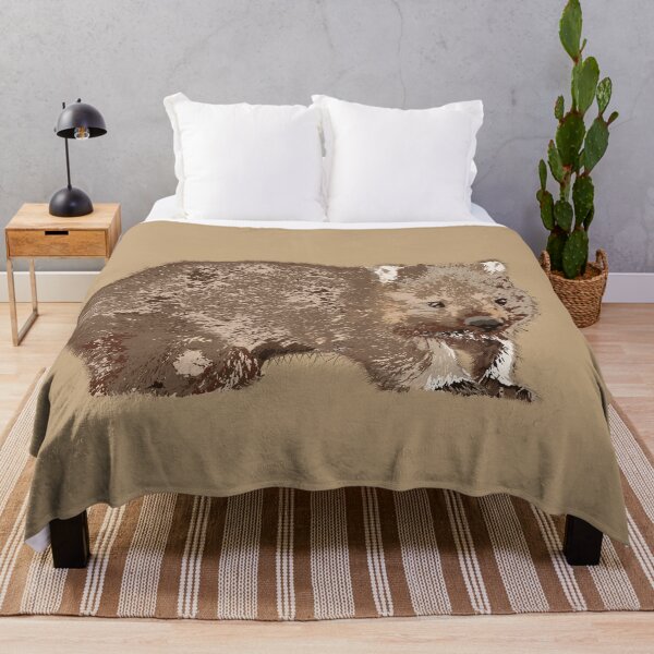 Item preview, Wombat (Vombatus ursinus) on camel designed and sold by ChrissyWild.