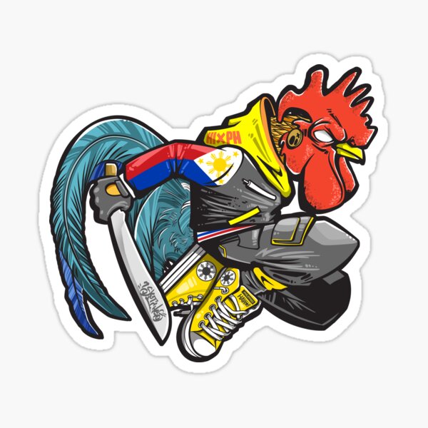 Pinoy Rooster Sticker