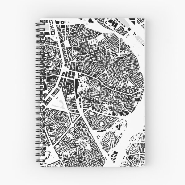 Item preview, Amberes blanco y negro edificio mapa de la ciudad designed and sold by Intrepix.