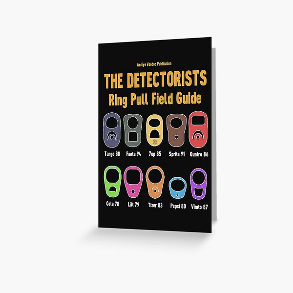 Detectorists Ring Pull Field Guide by Eye Voodoo Rainbow Edition Greeting Card
