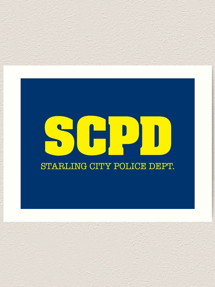 Scpd Starling City Police Department Arrow Art Print By