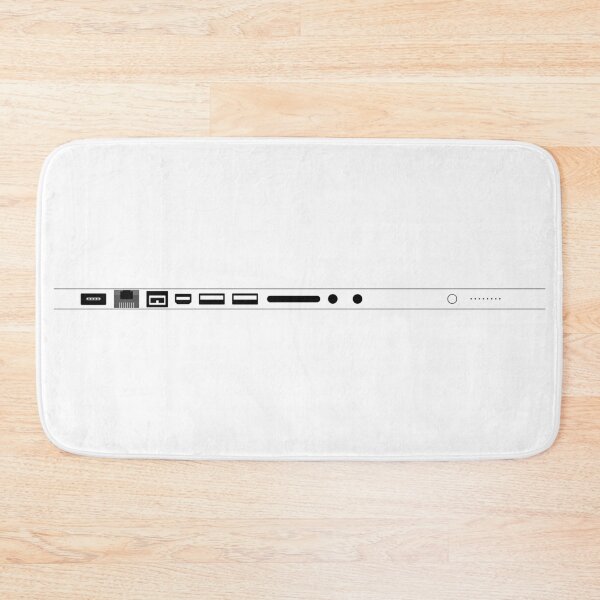 Item preview, MacBook Expansion Ports (black on light) designed and sold by -blackstar-.