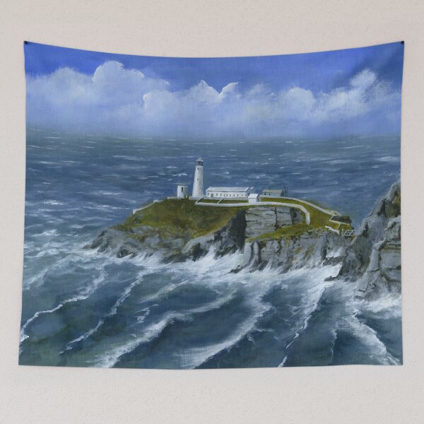 Item preview, Rough Sea At South Stack designed and sold by sarymart.