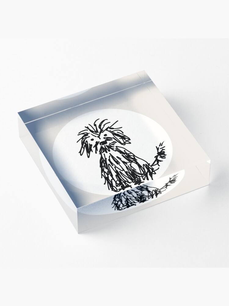 Alternate view of Dog days Acrylic Block