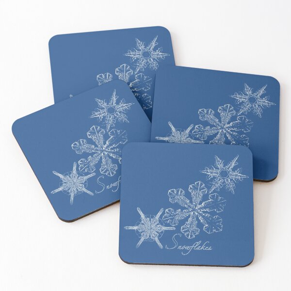 Item preview, Three Snowflakes - Pantone Colour of the Year 2020 - Classic Blue by Amanda M Lucas designed and sold by Amanda Lucas.