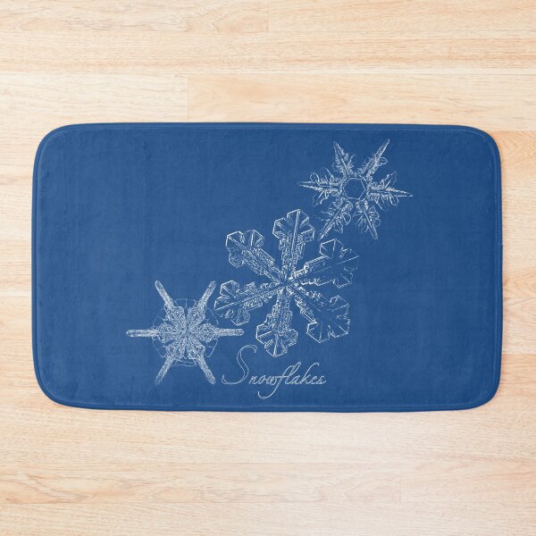Item preview, Three Snowflakes - Pantone Colour of the Year 2020 - Classic Blue by Amanda M Lucas designed and sold by Amanda Lucas.