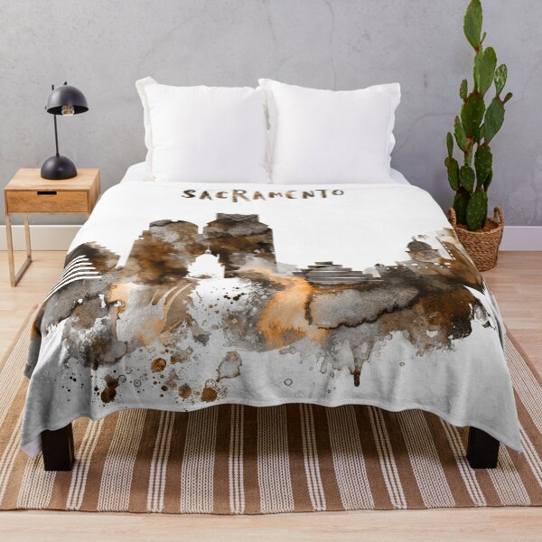 Item preview, Sacramento California City Skyline cálido designed and sold by DimDom.