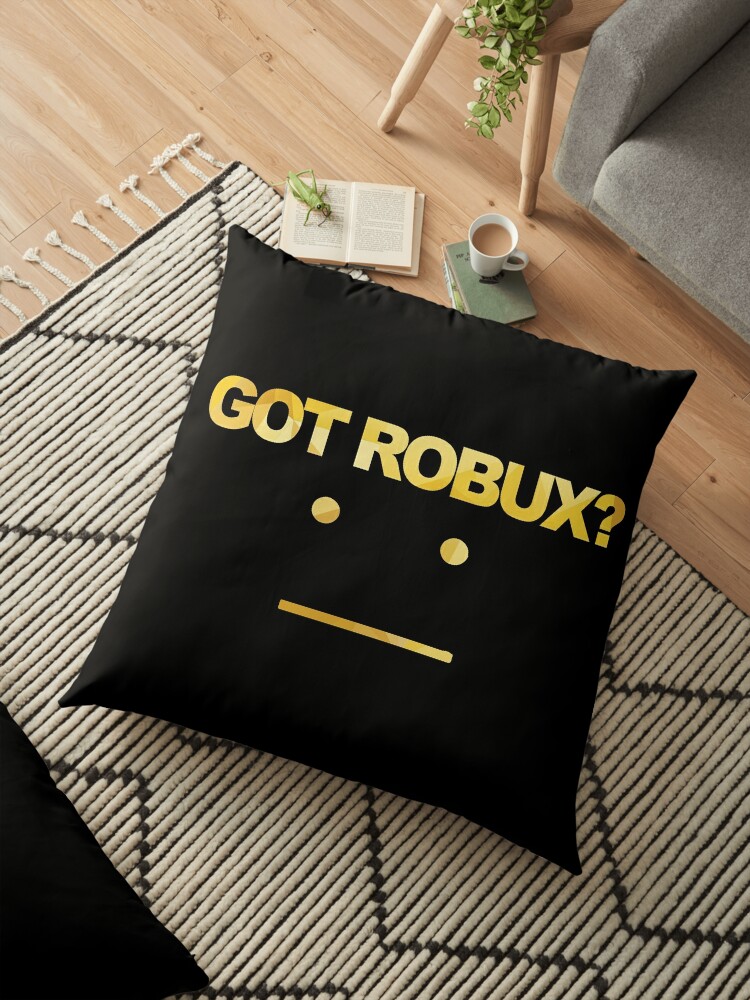 Got Robux Floor Pillow By Rainbowdreamer Redbubble - got robux tote bag by rainbowdreamer redbubble