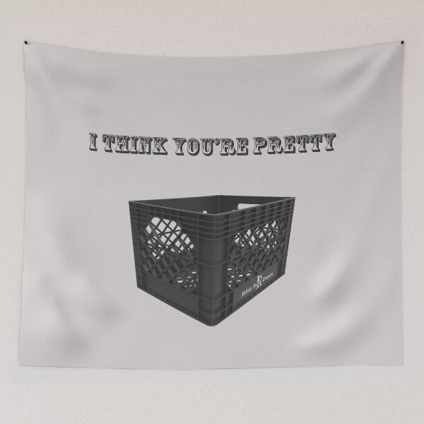 Item preview, I Think You're Pretty Crate designed and sold by Shelbionic.