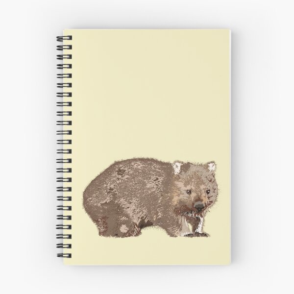 Item preview, Wombat (Vombatus ursinus) on lemon designed and sold by ChrissyWild.