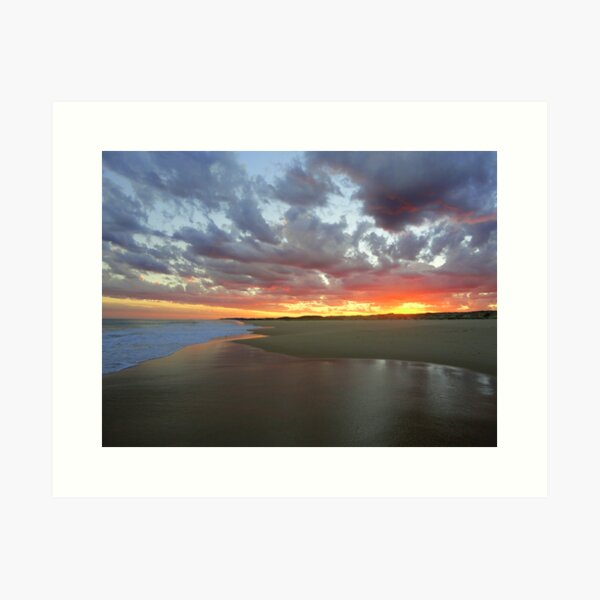 Item preview, Sunset, Seal Rocks, NSW, Australia designed and sold by Of Land and Ocean - Samantha Goode.