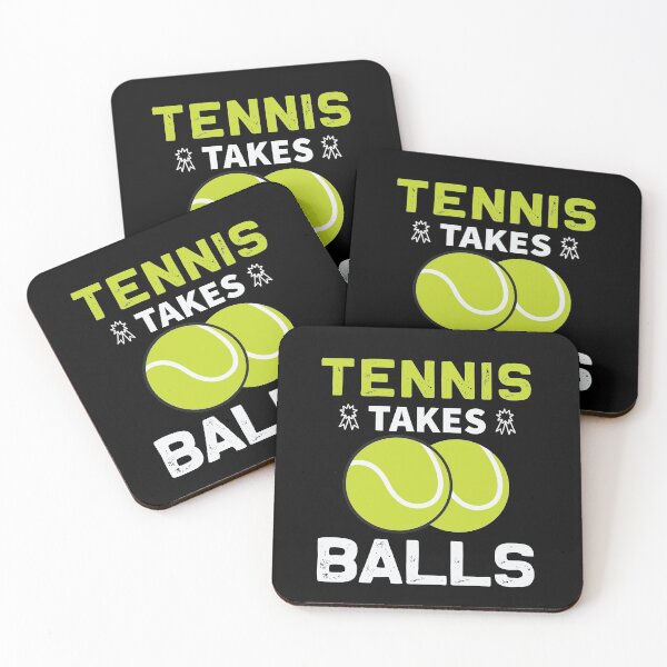 Item preview, Tennis Takes Balls designed and sold by VibrantGifts.