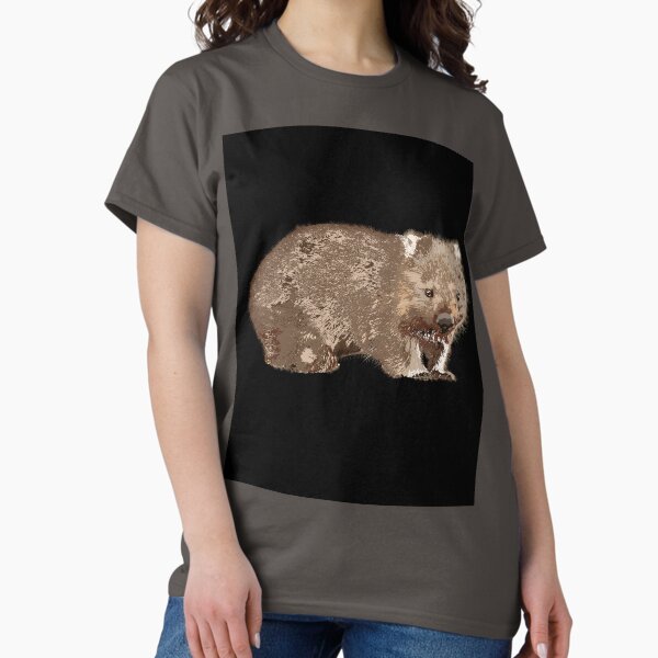 Vista previa del artículo con la obra «Wombat (Vombatus ursinus)», diseñado y vendido por ChrissyWild.